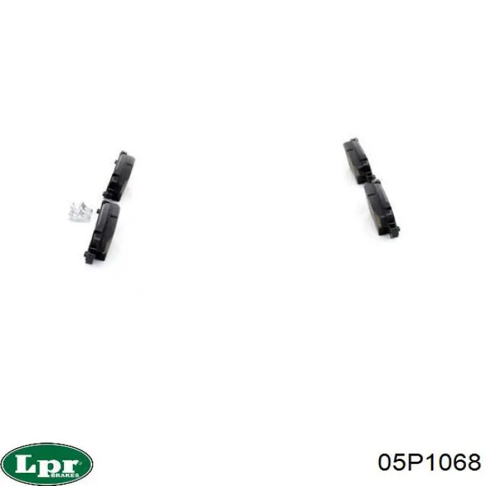 Задние тормозные колодки 05P1068 LPR