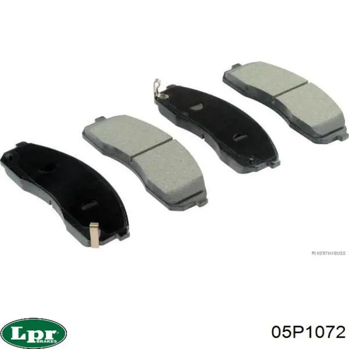 Передние тормозные колодки 05P1072 LPR