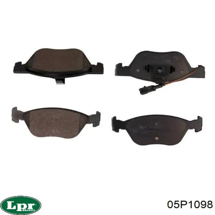 Передние тормозные колодки 05P1098 LPR