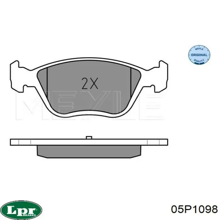 Тормозные колодки LPR 05P1098