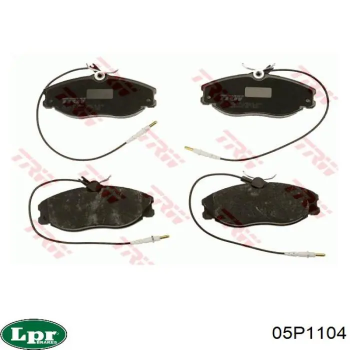 Тормозные колодки LPR 05P1104