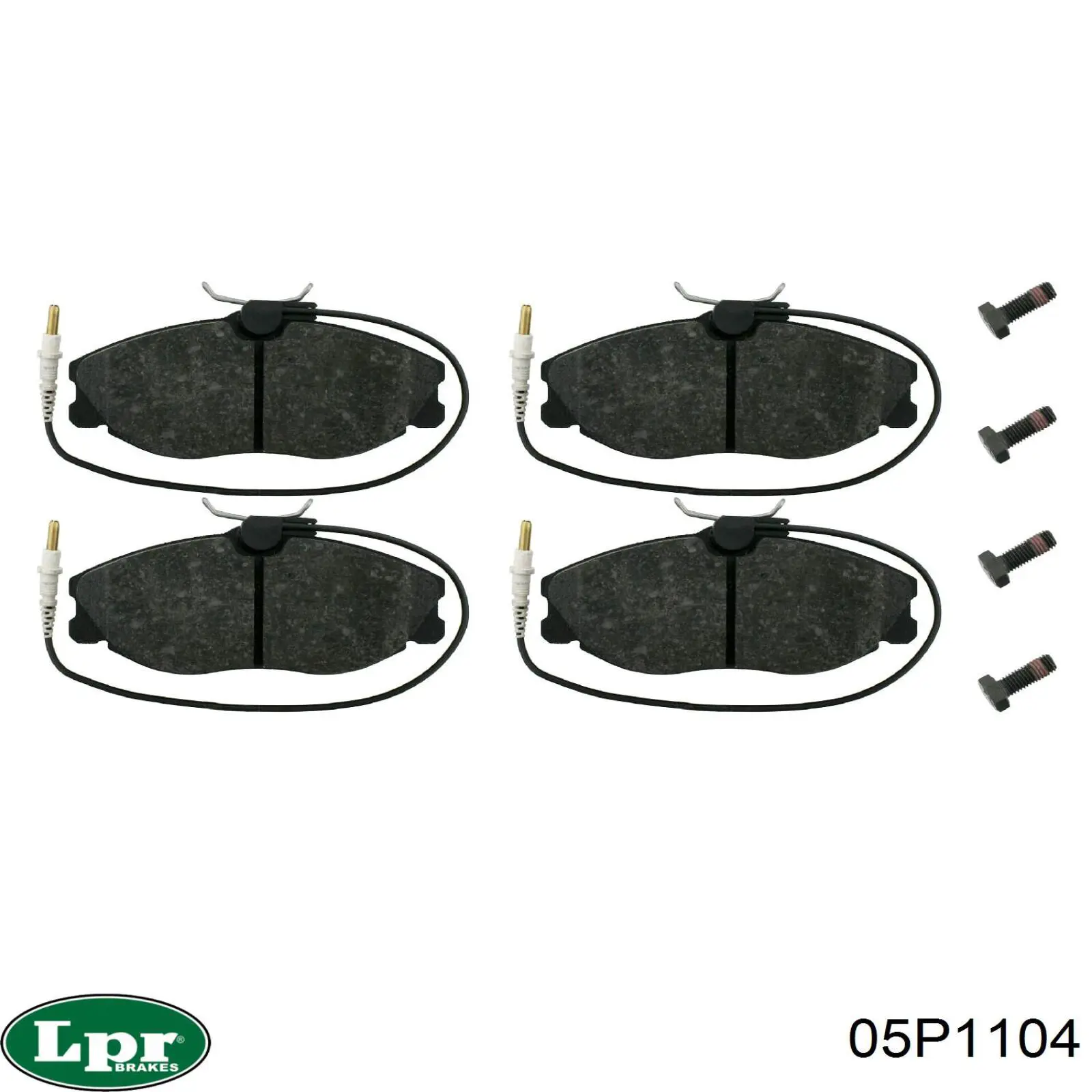 05P1104 LPR Колодки передние