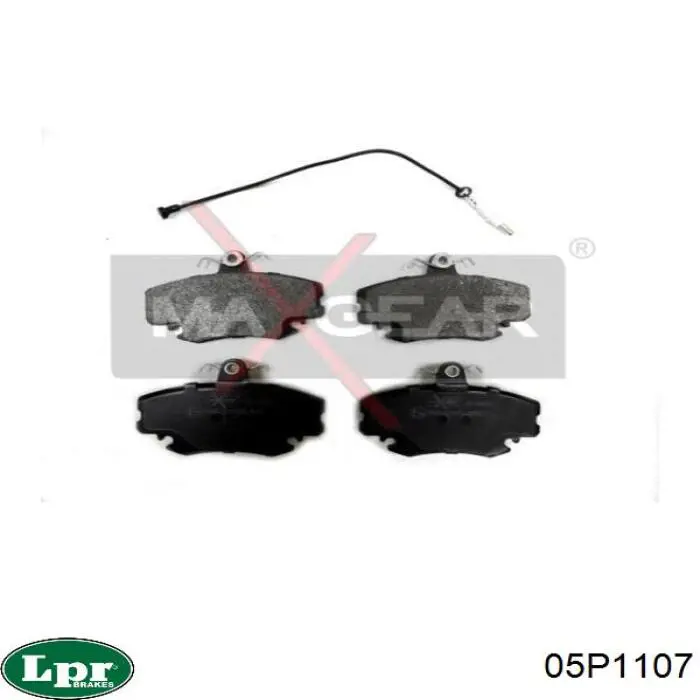 Передние тормозные колодки 05P1107 LPR