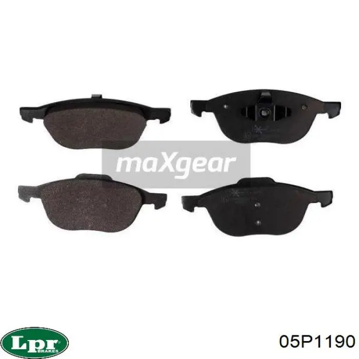 Передние тормозные колодки 05P1190 LPR