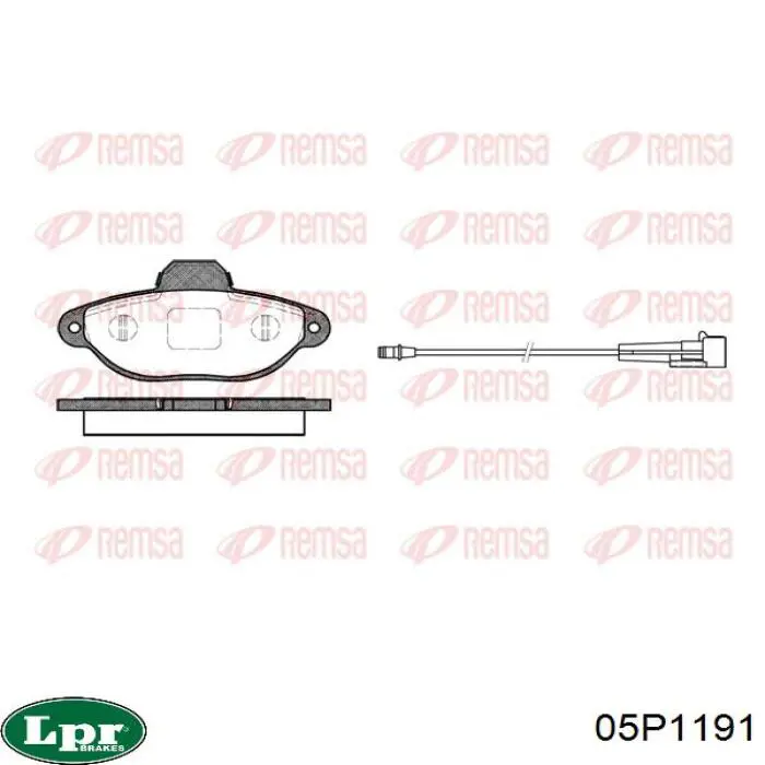 Тормозные колодки LPR 05P1191