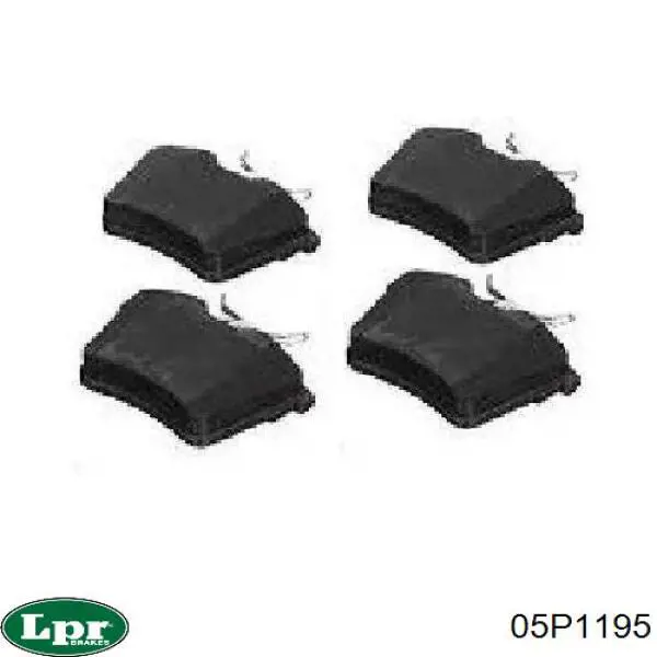 05P1195 LPR Колодки тормозные дисковые комплект