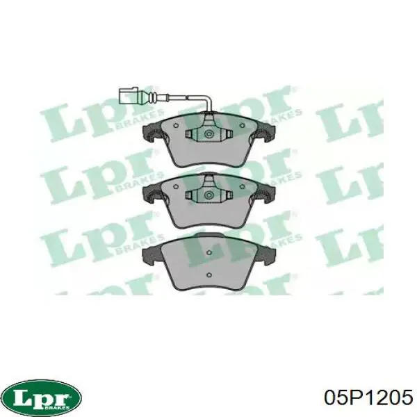 05P1205 LPR Колодки передние