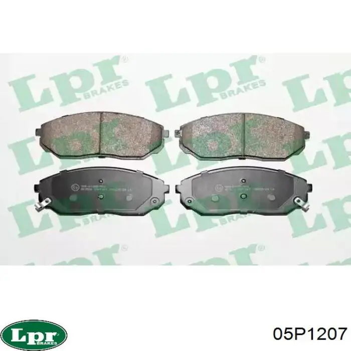 Купить 05P1207 LPR Колодки тормозные