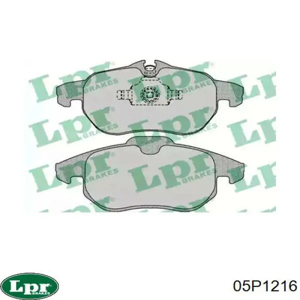 Купить 05P1216 LPR Колодки тормозные