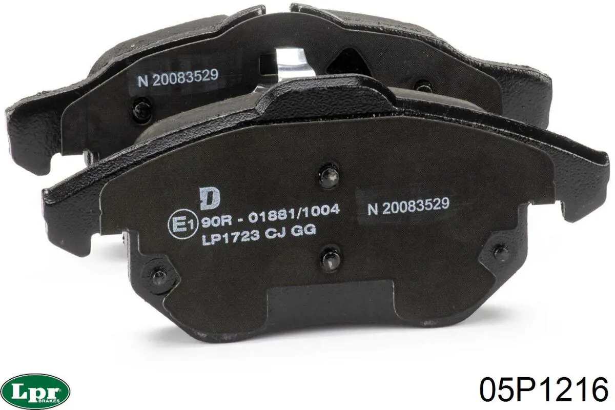 Передние тормозные колодки 05P1216 LPR