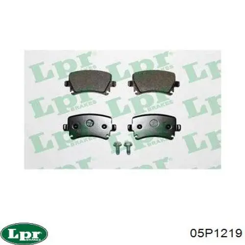 Задние тормозные колодки 05P1219 LPR