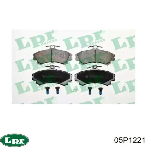 05P1221 LPR Колодки передние