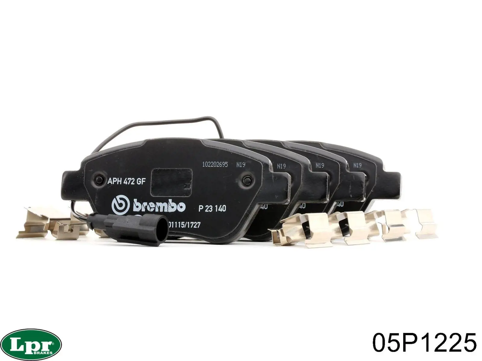 Купить 05P1225 LPR Колодки тормозные