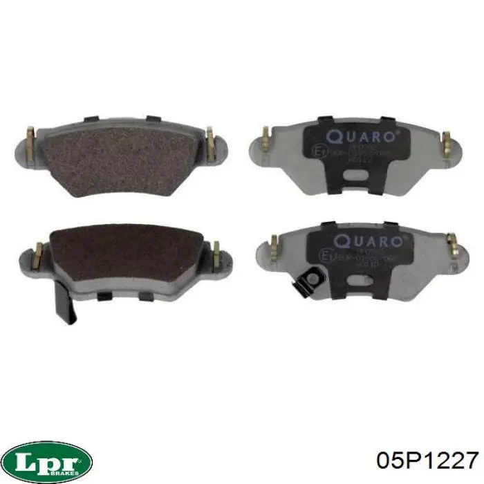 05P1227 LPR Колодки тормозные дисковые комплект