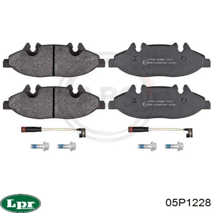 05P1228 LPR Колодки передние