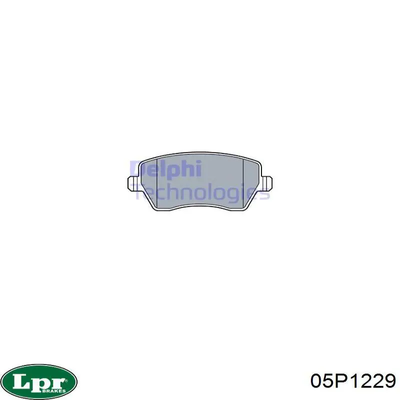 Тормозные колодки LPR 05P1229