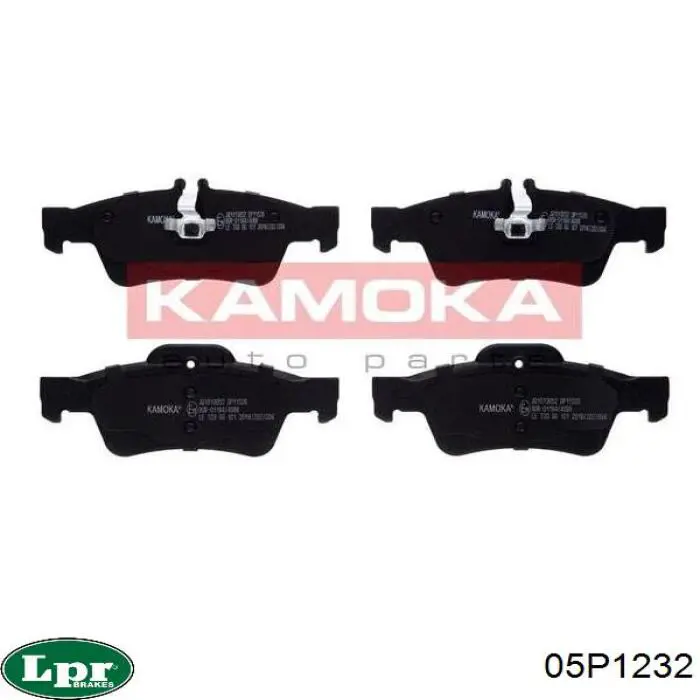 Задние тормозные колодки 05P1232 LPR