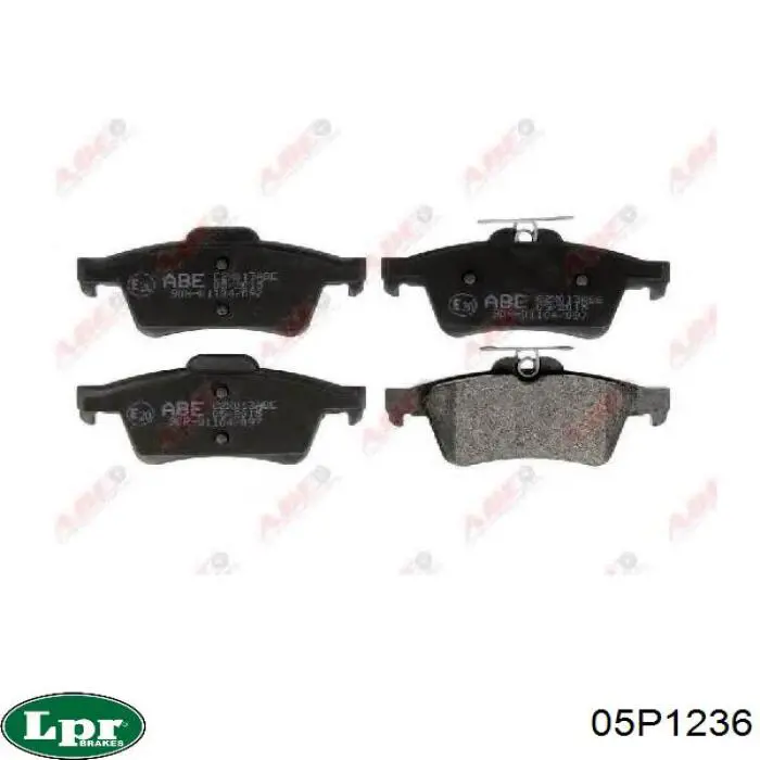 Колодки дисковые  LPR 05P1236 цена, от 17.82 USD
