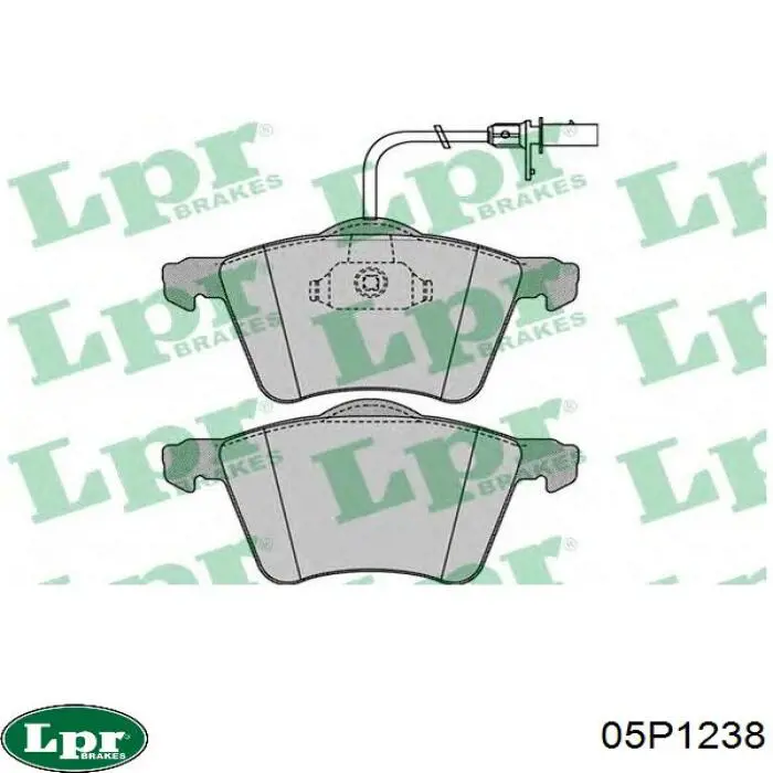 05P1238 LPR Колодки передние