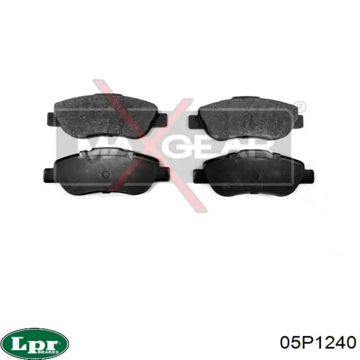 Купить 05P1240 LPR Колодки тормозные