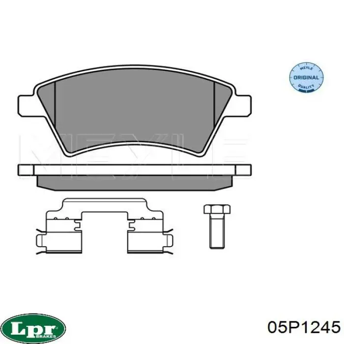 Передние тормозные колодки 05P1245 LPR