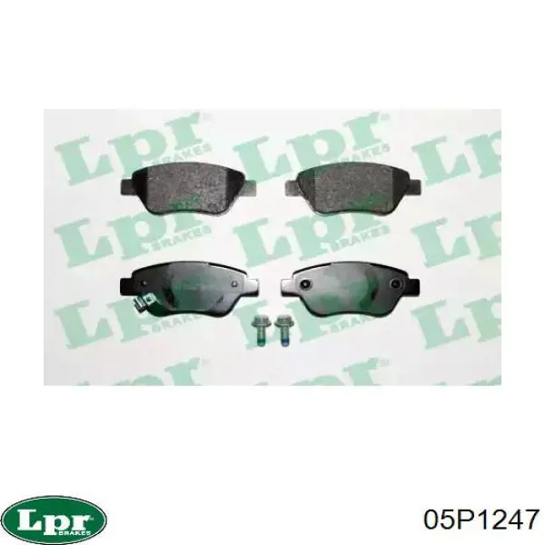 Тормозные колодки LPR 05P1247
