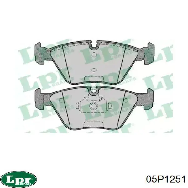 05P1251 LPR Колодки передние