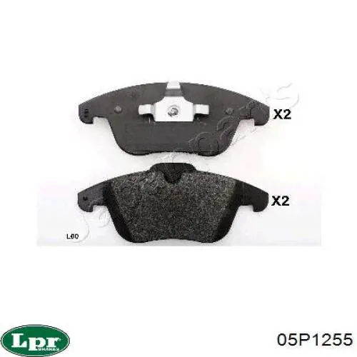Колодки LPR 05P1255 цена, от 29.20 USD