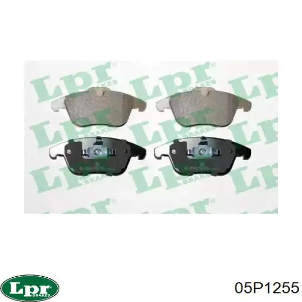 Передние тормозные колодки 05P1255 LPR
