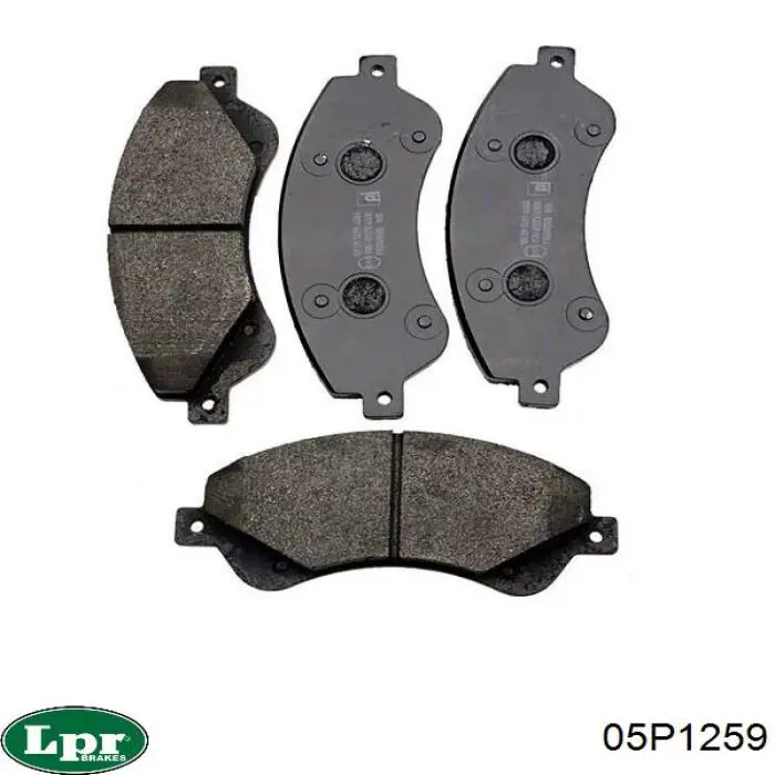 Тормозные колодки LPR 05P1259