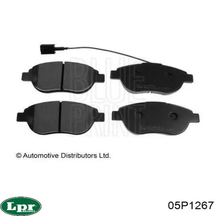 Купить 05P1267 LPR Колодки тормозные