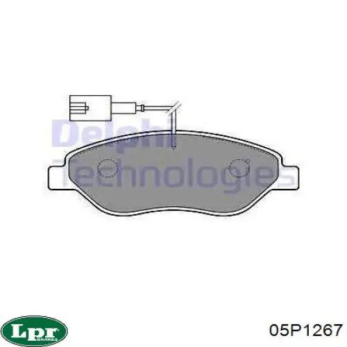 Тормозные колодки LPR 05P1267
