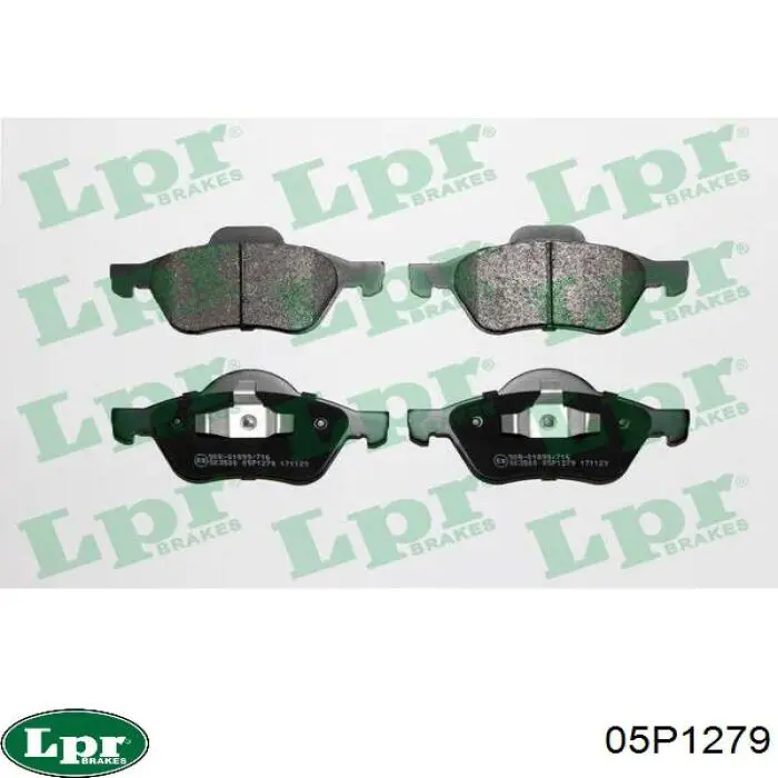 Передние тормозные колодки 05P1279 LPR