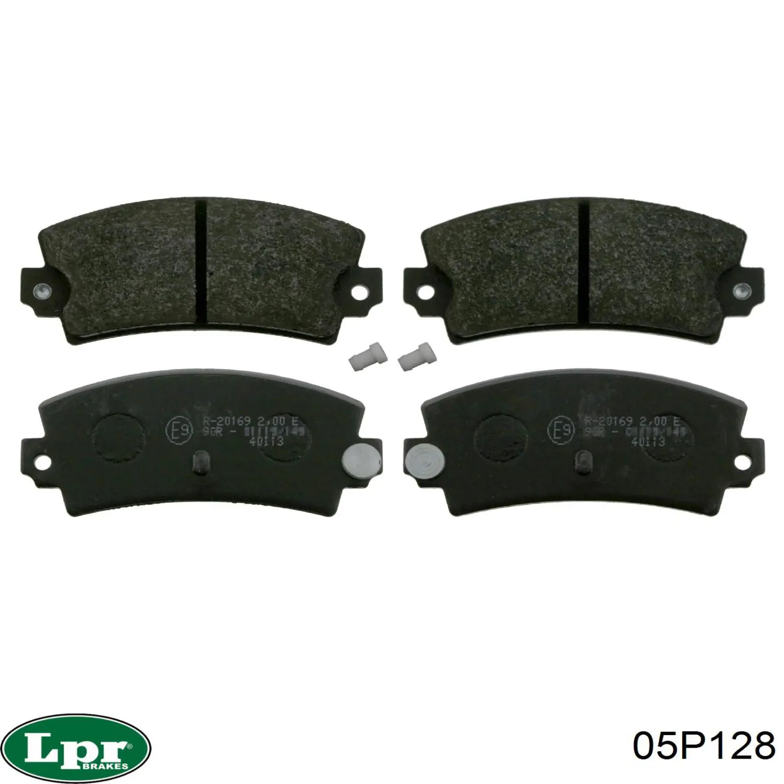 Купить 05P128 LPR Колодки тормозные задние, дисковые