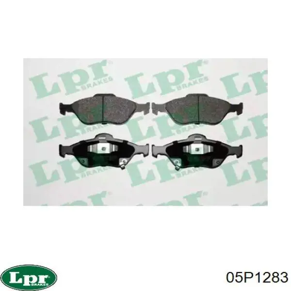 Передние тормозные колодки 05P1283 LPR