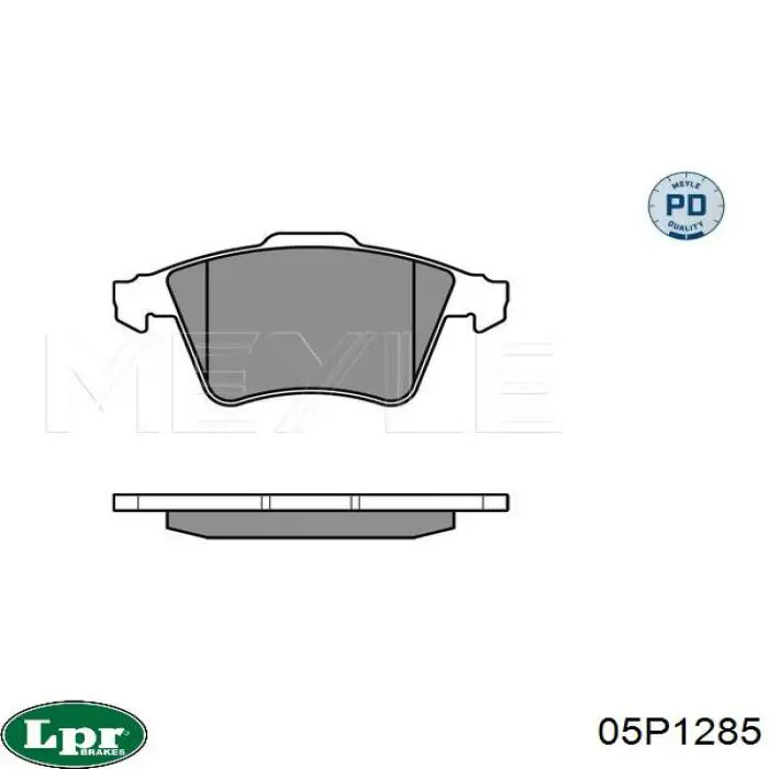 Купить 05P1285 LPR Колодки тормозные