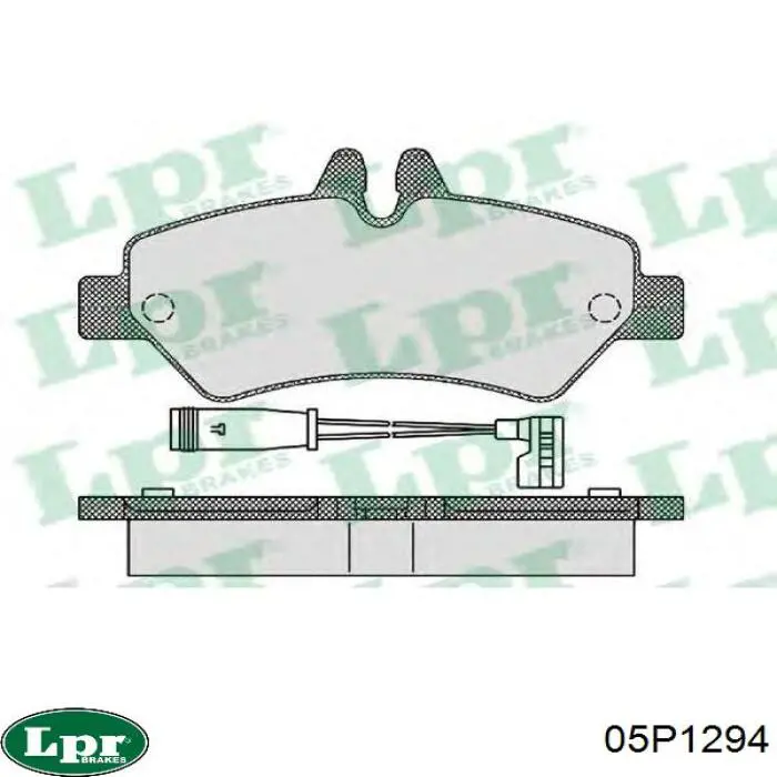 Задние дисковые колодки LPR 05P1294
