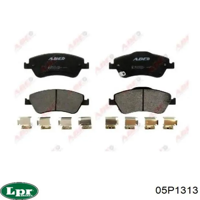 Передние тормозные колодки 05P1313 LPR