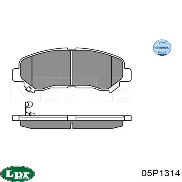Колодки LPR 05P1314 цена, от 20.67 USD