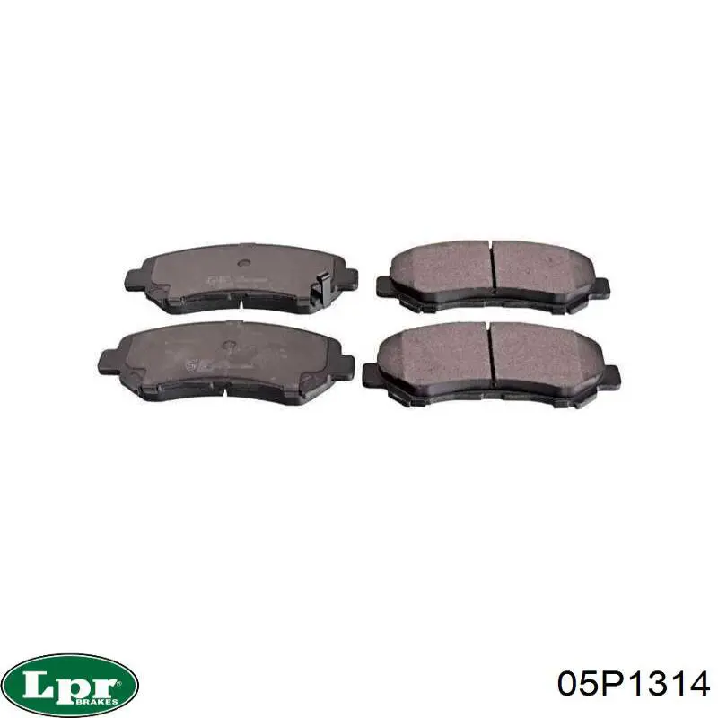 05P1314 LPR Колодки передние