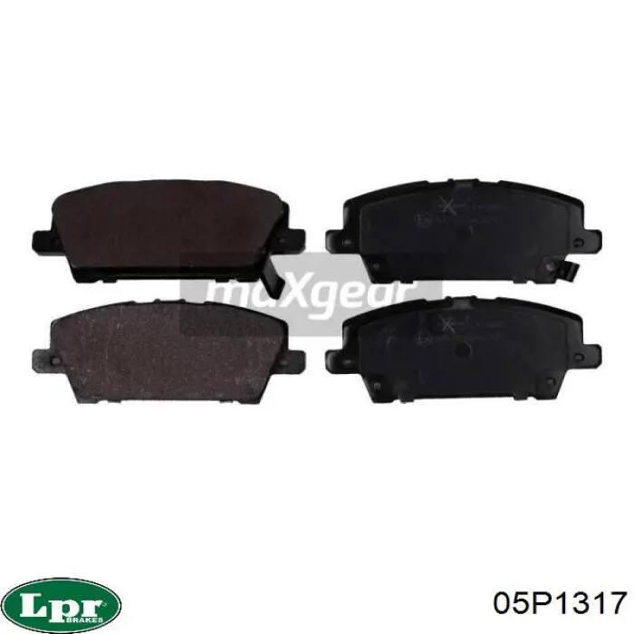 Купить 05P1317 LPR Колодки тормозные