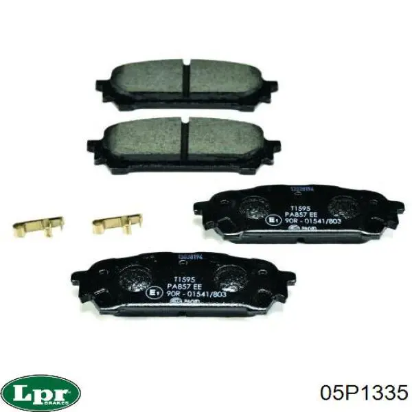 05P1335 LPR Колодки тормозные дисковые комплект