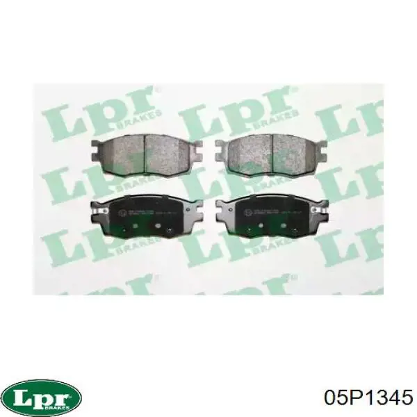 Тормозные колодки LPR 05P1345
