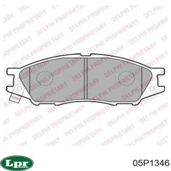 05P1346 LPR Колодки передние