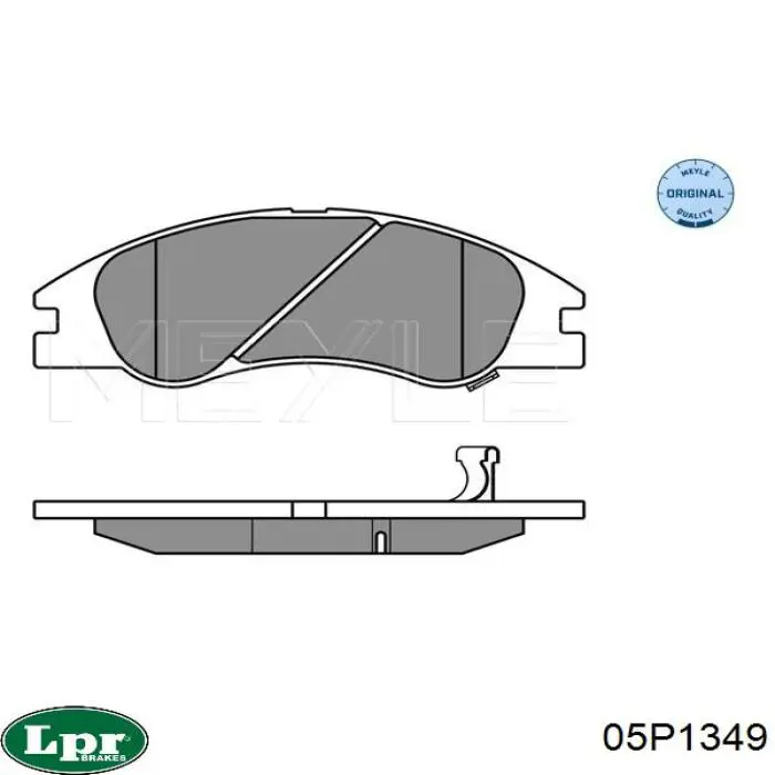 Передние тормозные колодки 05P1349 LPR