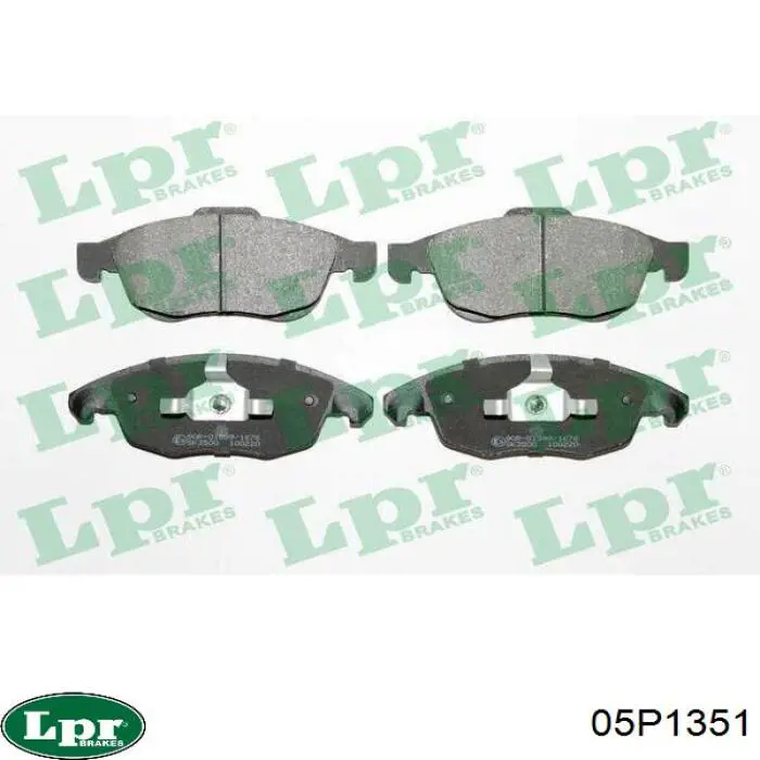 Передние тормозные колодки 05P1351 LPR
