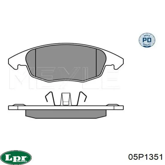 Тормозные колодки LPR 05P1351