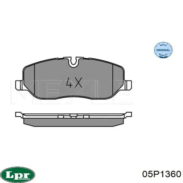 Тормозные колодки LPR 05P1360