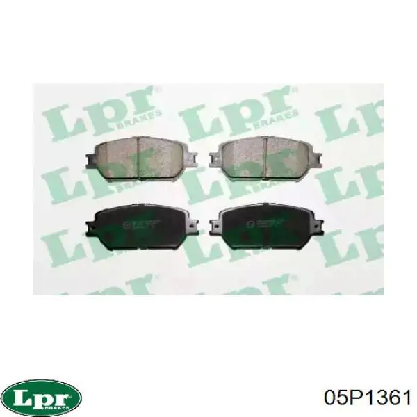 Колодки LPR 05P1361 цена, от 16.53 USD