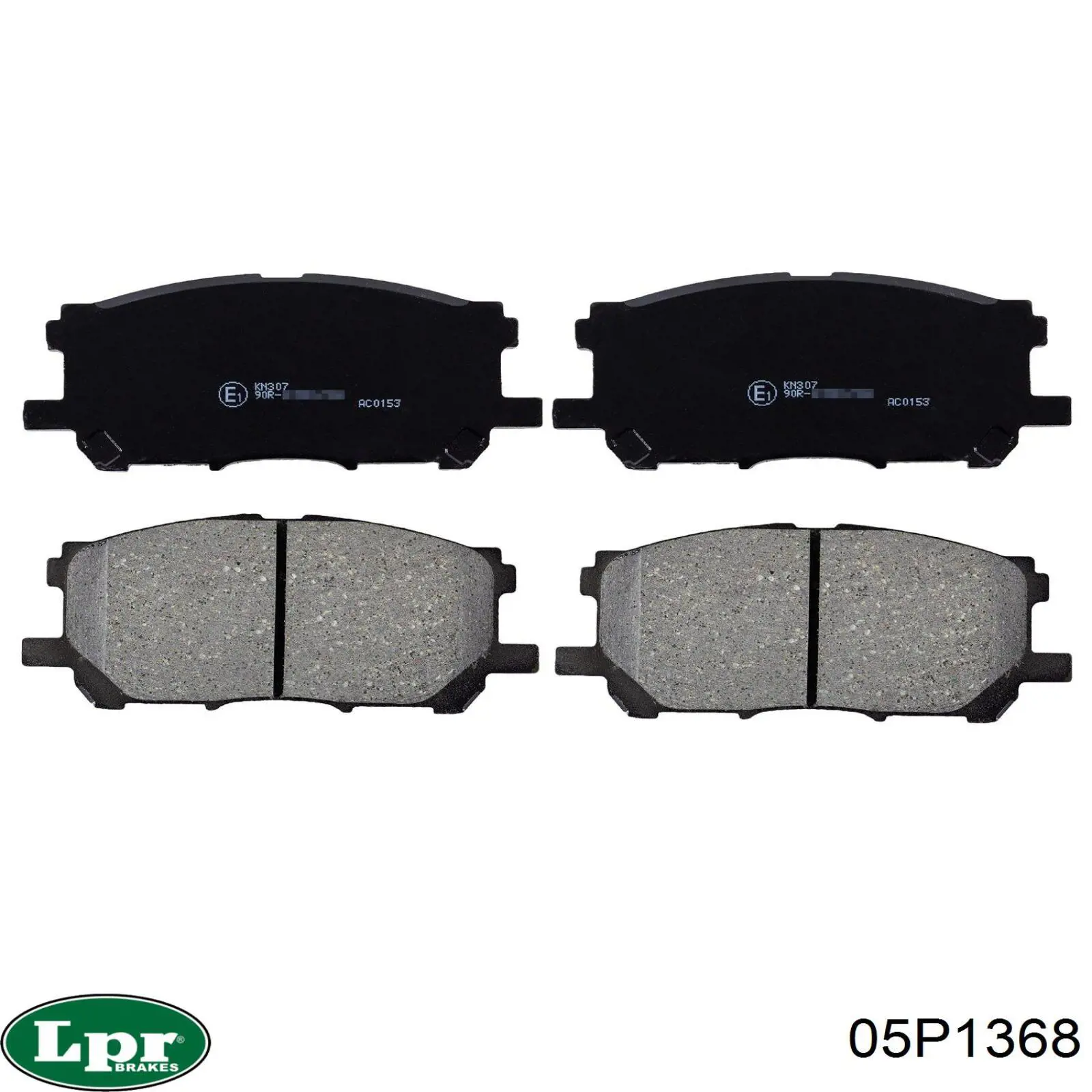 Передние тормозные колодки 05P1368 LPR